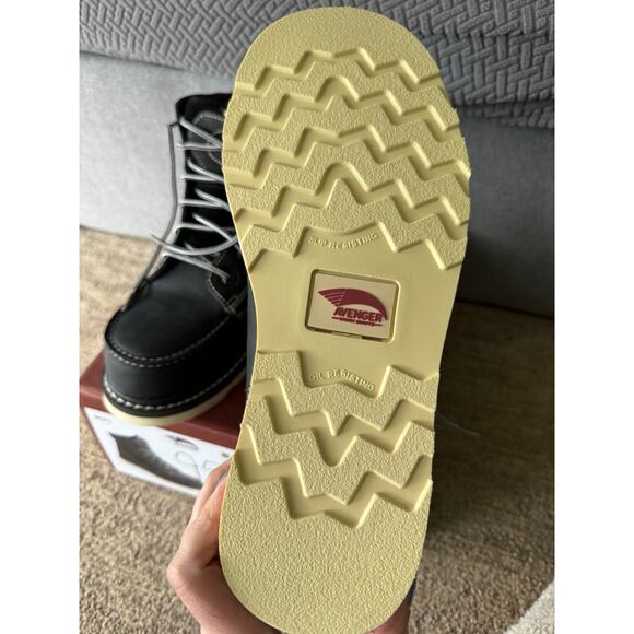 New AVENGER A7508 M10 6" WATERPROOF CARBON-FIBER SAFETY TOE WORK BOOTS - Picture 7 of 10